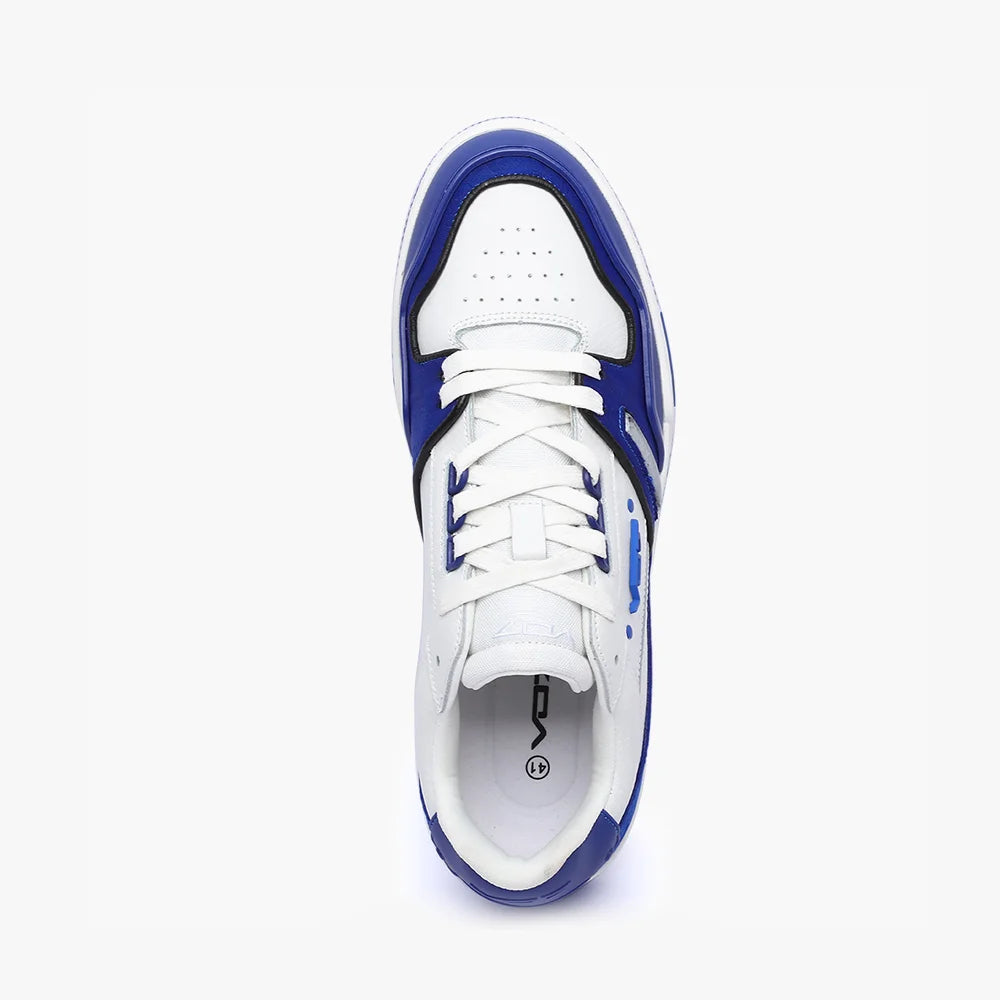 V 07 BALKAT CUIR BLEU SNEAKERS BLEU 3