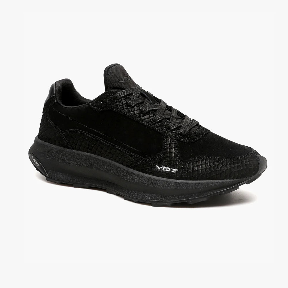V 07 ORAN CUIR DARK SNEAKERS NOIR 2