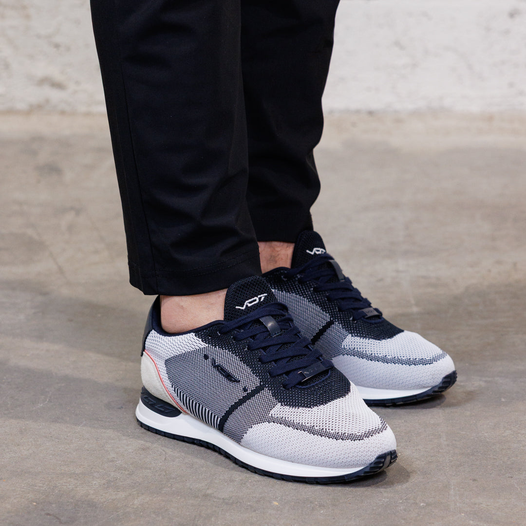 V 07 MILAN KNIT BWR SNEAKERS ELÉGANCE GRIS 2
