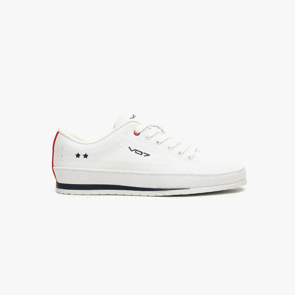 V 07 YACHT 10 WHITE SNEAKERS ELÉGANCE ROUGE 1