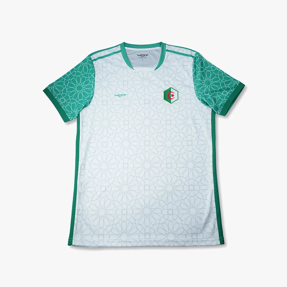 V 07 MAILLOT ALGERIE WHITE T-SHIRT BLANC 1