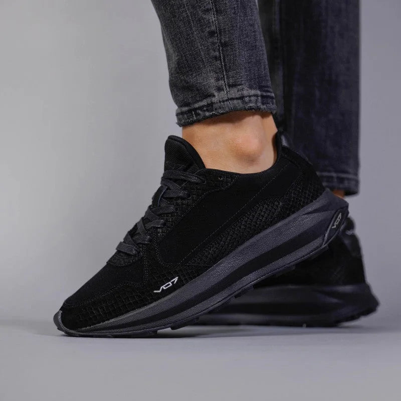 V 07 ORAN CUIR DARK SNEAKERS NOIR 6