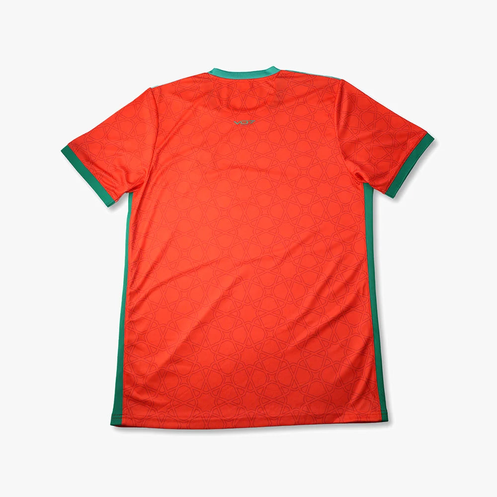 V 07 MAILLOT MOROCCO RED T-SHIRT ROUGE 2