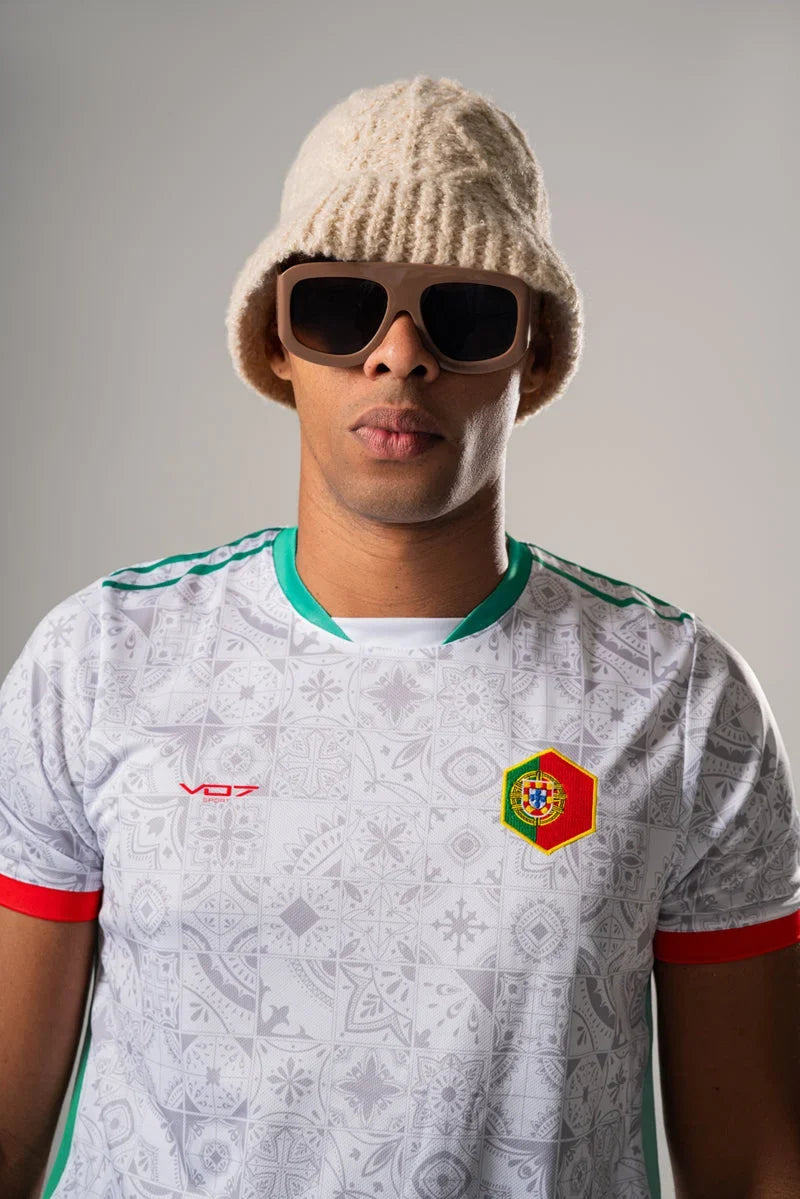 V 07 MAILLOT PORTUGAL WHITE T-SHIRT BLANC 4