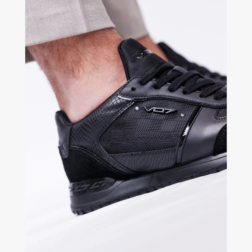 V 07 MILAN SQUARE DARK SNEAKERS ELÉGANCE NOIR 8