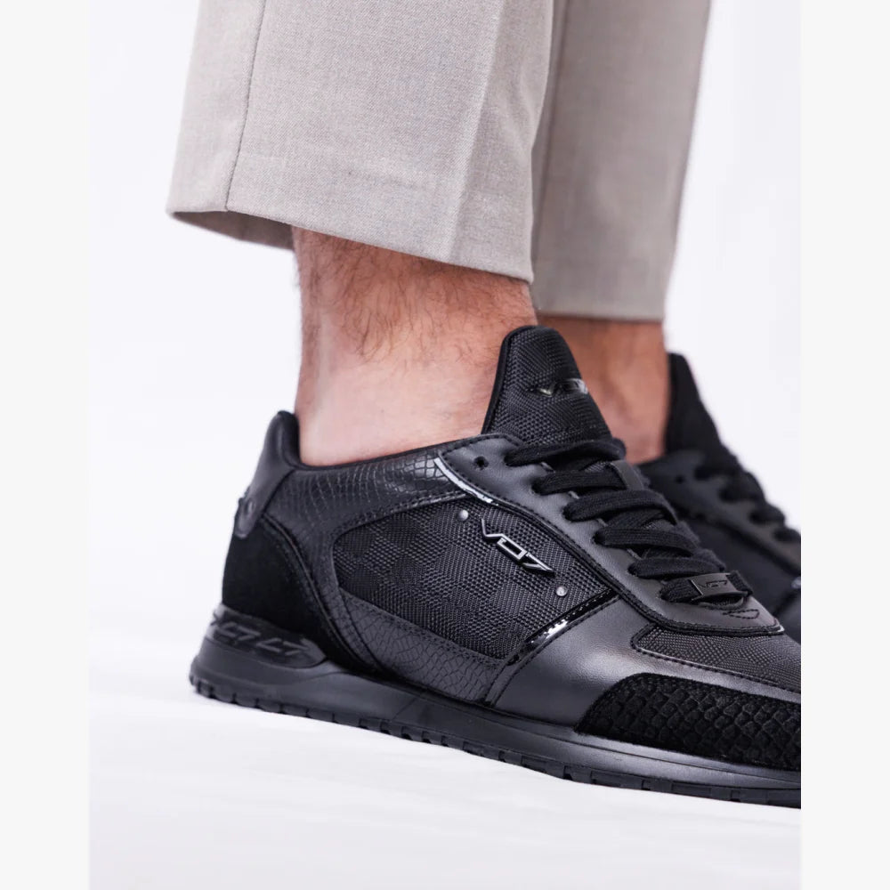 V 07 MILAN SQUARE DARK SNEAKERS ELÉGANCE NOIR 7