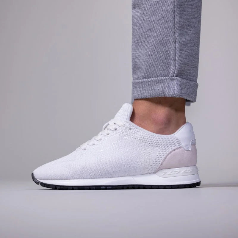 V 07 MILAN KNIT WHITE SNEAKERS BLANC 7