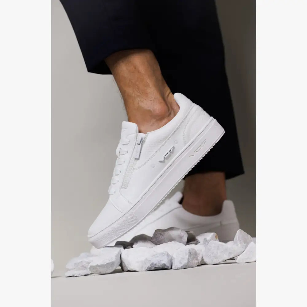 V 07 ROMA SNAKE WHITE SNEAKERS BLANC 8