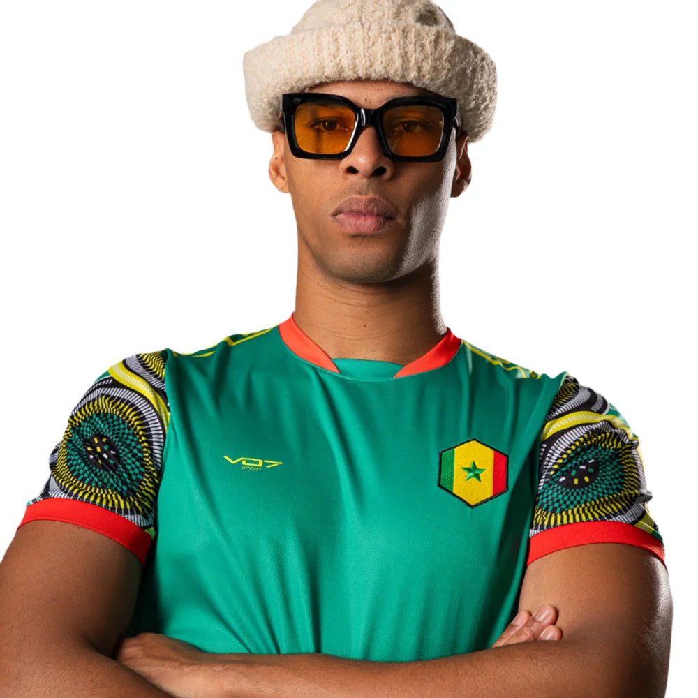 V 07 MAILLOT SENEGAL T-SHIRT VERT 6