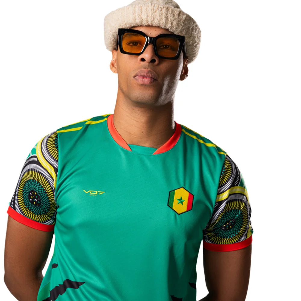V 07 MAILLOT SENEGAL T-SHIRT VERT 4