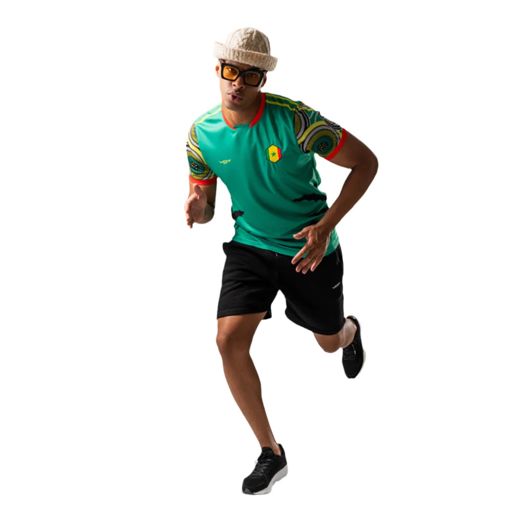 V 07 MAILLOT SENEGAL T-SHIRT VERT 7