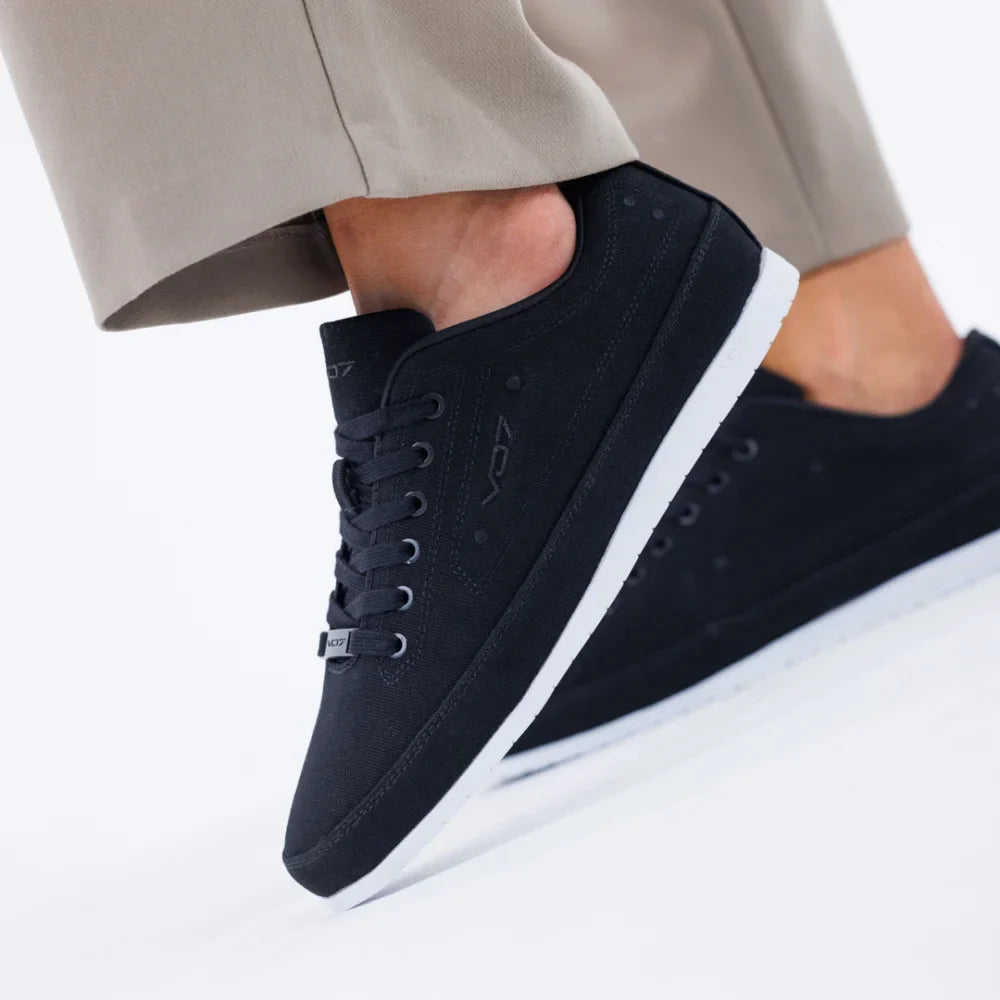 V 07 YACHT BLACK BK SNEAKERS ELÉGANCE NOIR 6